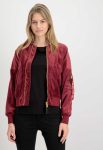 Alpha Industries Ma-1 Burgandy Bomber Jacket