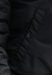 Alpha Industries Ma-1 Black And Red Hooded Jacket