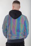 Alpha Industries Ma-1 Rainbow Reflective Bomber Jacket