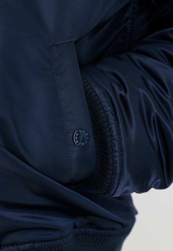 Alpha Industries Ma-1 Navy Blue Jacket.