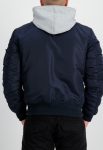 Alpha Industries Ma-1 Navy Blue Hooded Jacket (2)