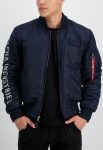 Alpha Industries Ma-1 Navy Blue Hooded Jacket (2)