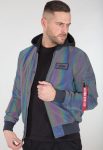 Alpha Industries Ma-1 Rainbow Reflective Bomber Jacket