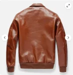 Aviator G-1 Brown Leather Flight Bomber Jacket