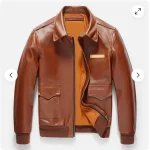 Aviator G-1 Brown Leather Flight Bomber Jacket