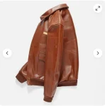Aviator G-1 Brown Leather Flight Bomber Jacket