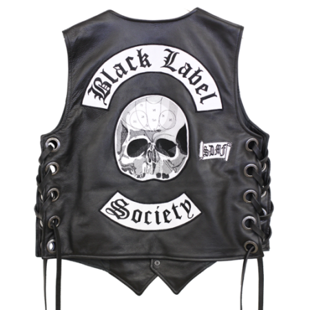 Black Label Society Leather Vest