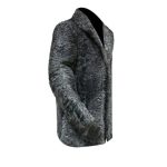 Broadtail Sawarka Persian Karakul Astrakhan Lamb Fur Gray Winter Jacket