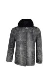 Broadtail Sawarka Persian Karakul Astrakhan Lamb Fur Gray Winter Jacket