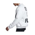 City Of Flight Aj23 Ma-1 White Bomber Jacket