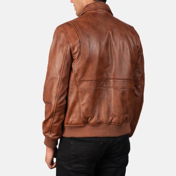 Coffmen Brown A2 Leather Jacket