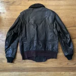 G-1 Black Vintage Leather Flight Bomber Jacket