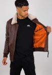 G-1 Brown Leather Bomber Jacket
