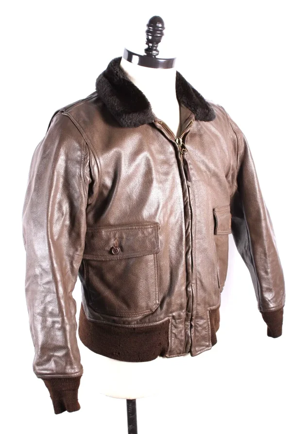 G-1 Goatskin Leather Flight Bomber Jacket