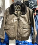 G-1 Goatskin Leather Flight Bomber Jacket