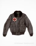 G-1 Red Knights Vt-3 Black Leather Flight Jacket