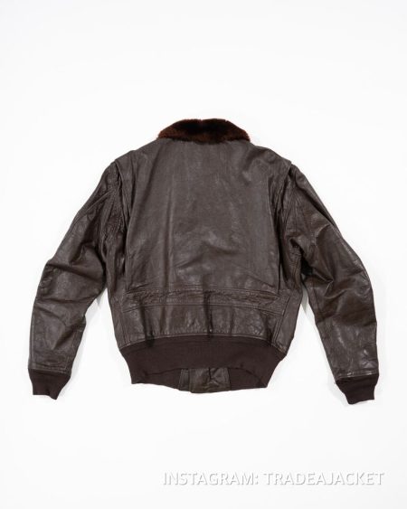G-1 Red Knights Vt-3 Black Leather Flight Jacket.