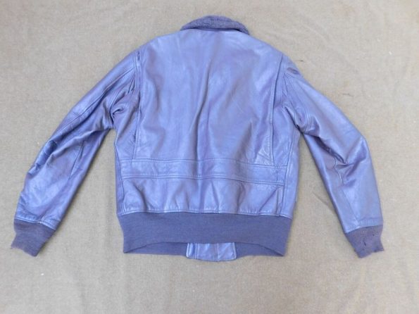 G-1 Silver Leather Flight Jacket.