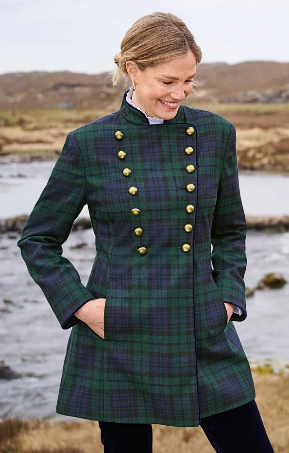 Ladies Double Breasted Military Parade Jacket