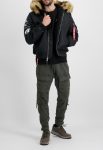 Ma-1 Arctic Black Hooded Parka Jacket