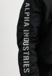 Alpha Industries Ma-1 Black And Grey Hooded Jacket