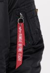 Alpha Industries Ma-1 Black And White Hooded Jacket