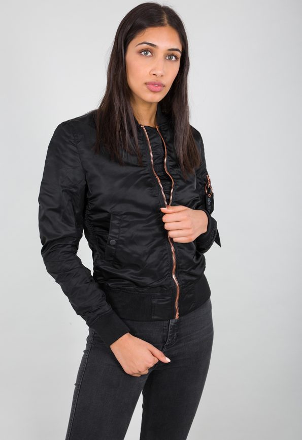 Ma-1 Black Bomber Jacket.