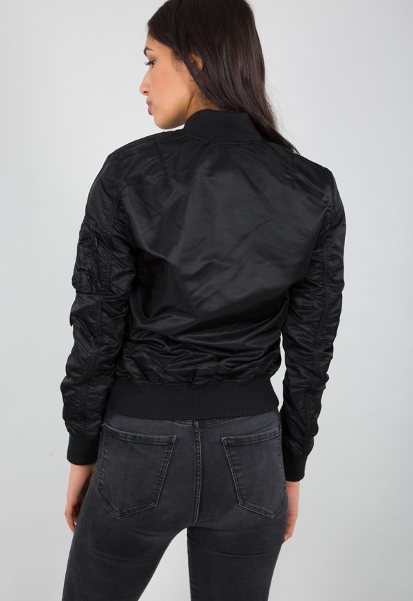 Ma-1 Black Bomber Jacket