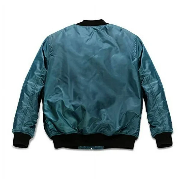 Ma-1 Blank Blue Flight Bomber Jacket.