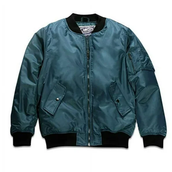 Ma-1 Blank Blue Flight Bomber Jacket