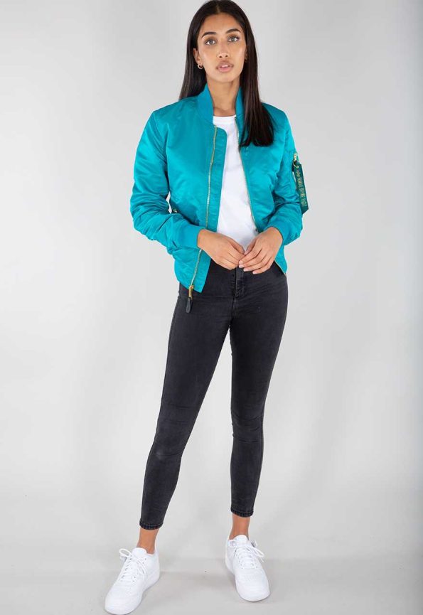Ma-1 Blue Lagoon Bomber Jacket