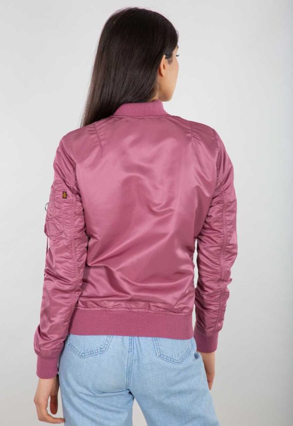 Ma-1 Dusty Pink Bomber Jacket.