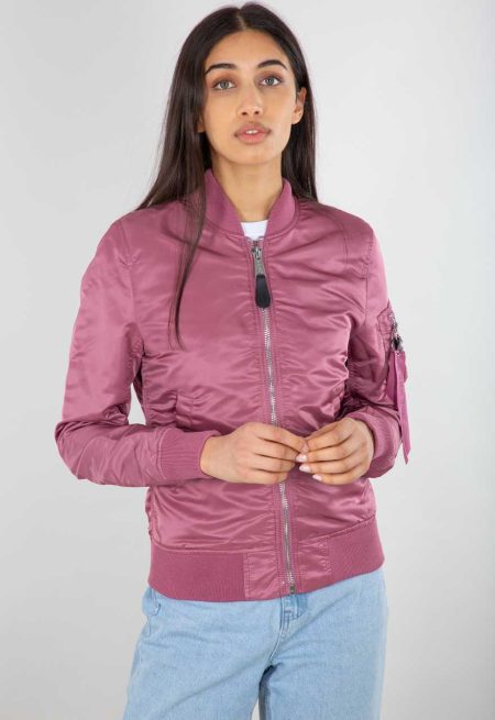 Ma-1 Dusty Pink Bomber Jacket