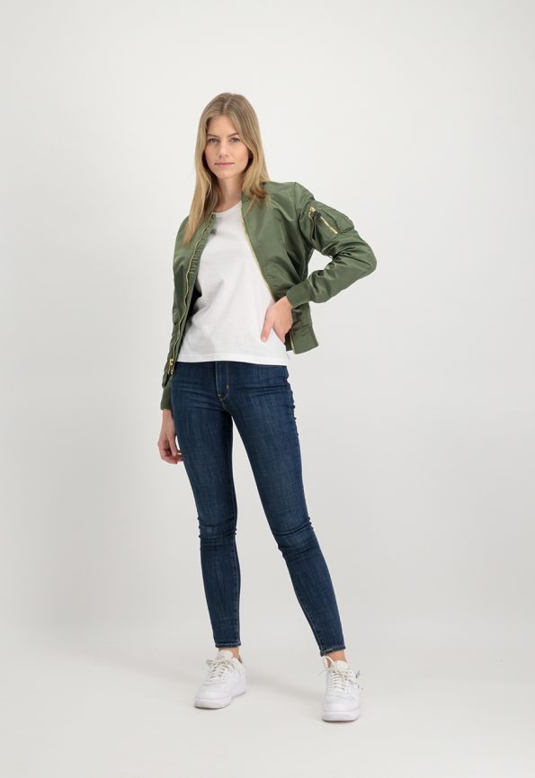 Ma-1 Green Bomber Jacket.