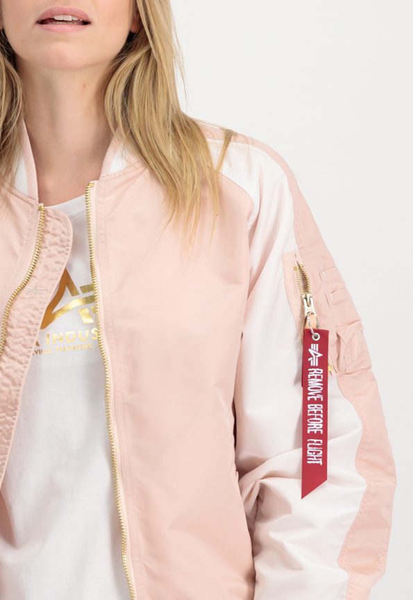 Ma-1 Pale Peach Jacket.