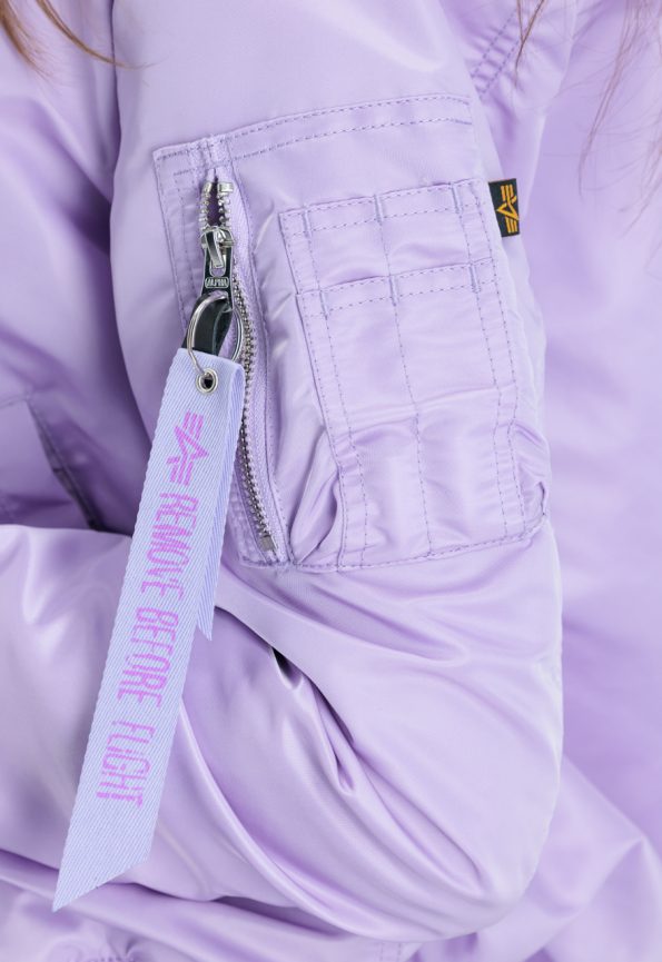 Ma-1 Pale Violet Bomber Jacket