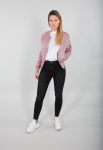 Women’s Ma-1 Silver Pink Bomber Jacket