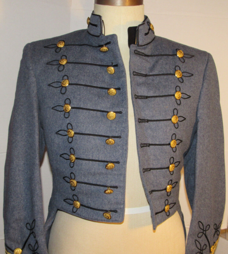 Men's Citadel Grey Parade Dress Uniform Jacket.