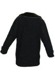Men’s Sawarka Persian Astrakhan Lamb Sheep Fur Collar Shoulder & Cuffs Straps Coat