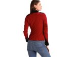 New Military Army Commander Red And Black Wool Parade Jacket