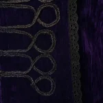 Women’s Purple Velvet Gothic Parade Tailcoat