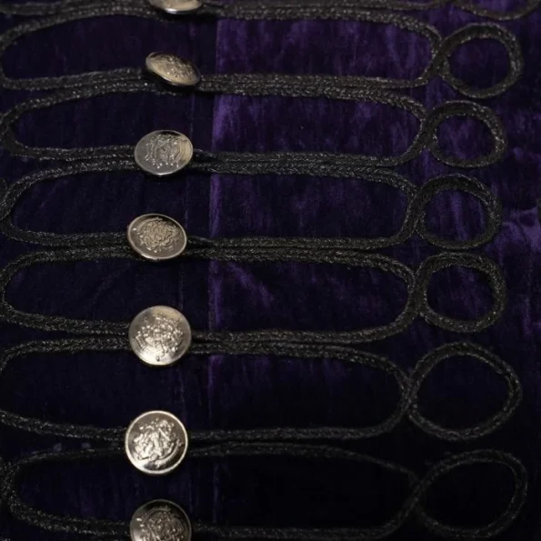 Purple Velvet Gothic Parade Tailcoat