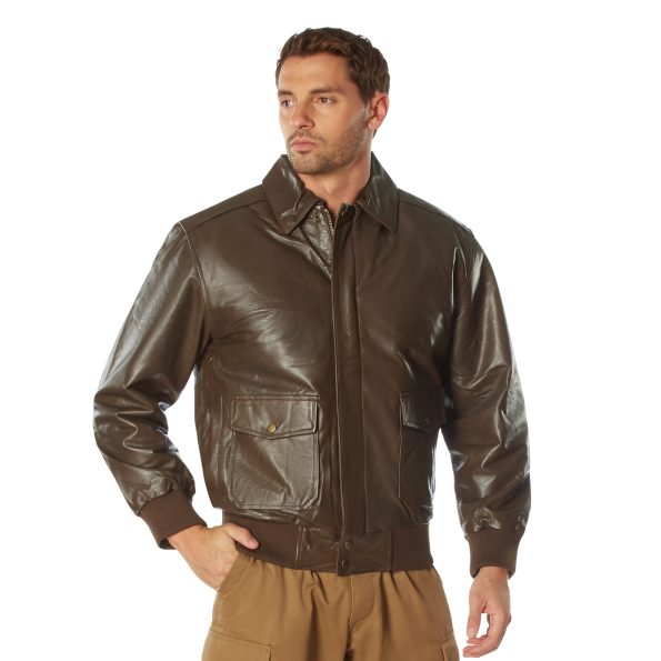 Rothco Classic A-2 Leather Flight Jacket.