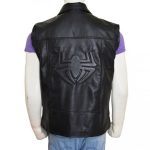 Spiderman Noir Black Leather Vest