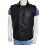Spiderman Noir Black Leather Vest