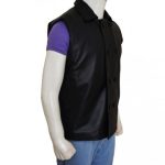 Spiderman Noir Black Leather Vest
