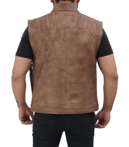 Star Wars Rise Of The Skywalker Finn Leather Vest.