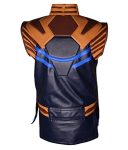 Thanos Avengers Infinity War Josh Brolin Multicolored Leather Vest.