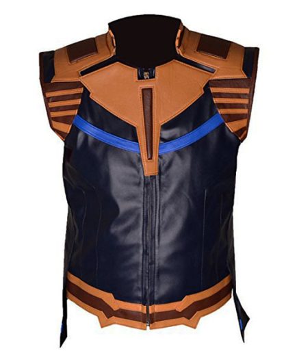 Thanos Avengers Infinity War Josh Brolin Multicolored Leather Vest