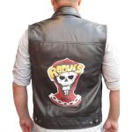 The Warriors Film Rogues Black Leather Vest